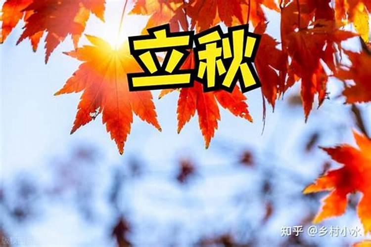 立秋当天出生的孩子什么命运好不好立秋的习俗？