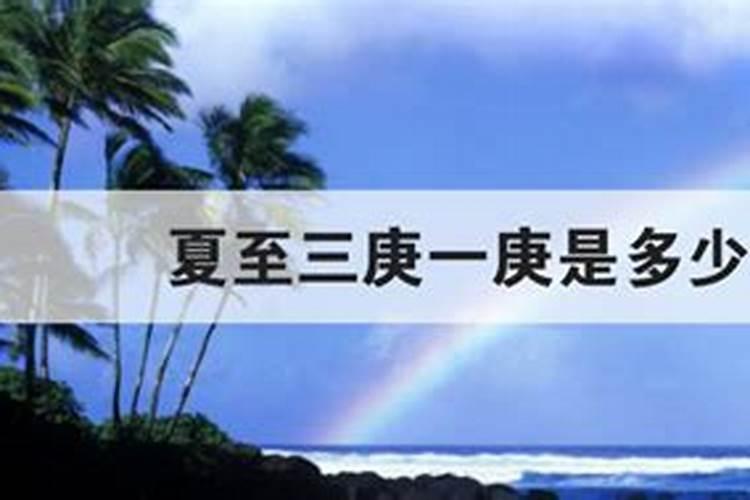夏至后第三个庚日解释(夏至后第三个庚日是什么意思)