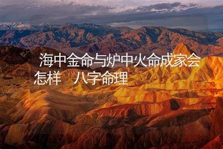 什么叫海中金命呀？？