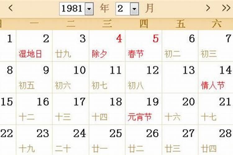 81年几号立冬