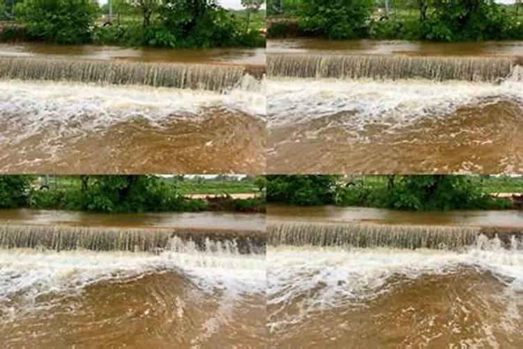 梦见河水涨高流出河堤的预兆
