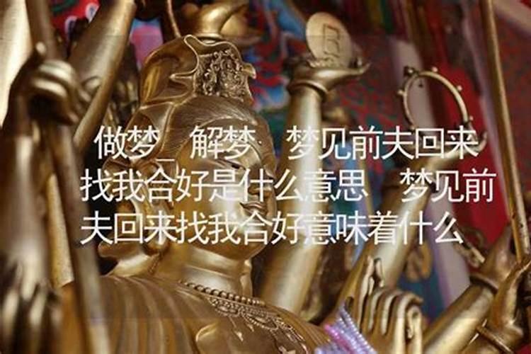梦见前夫又来找我