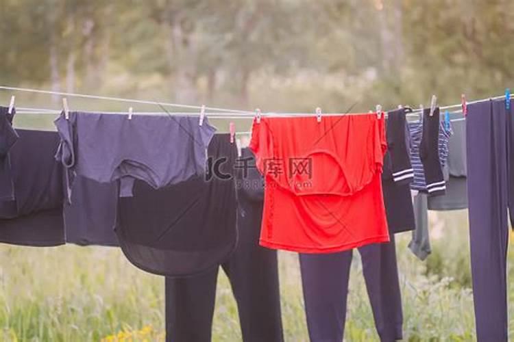 庭院中晾衣服绳东西扯行吗