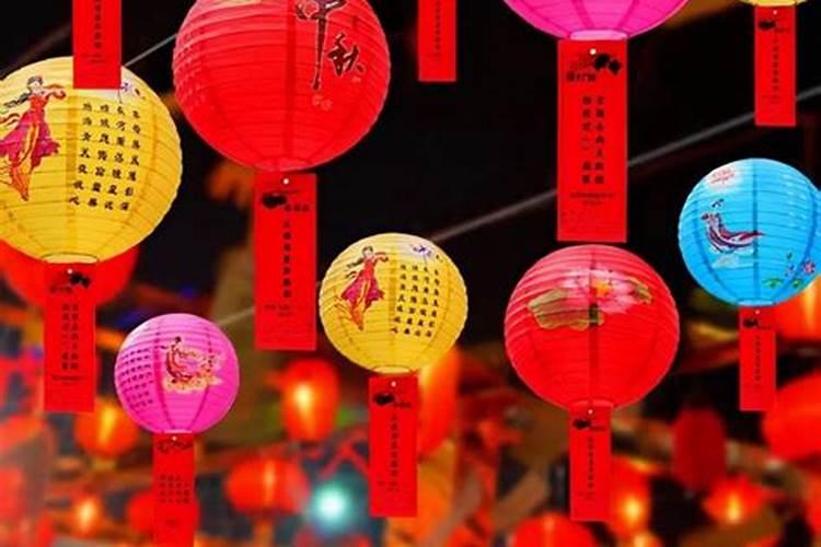 中秋节的灯谜及答案有哪些