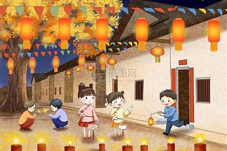 玩花灯也是中秋节的重要习俗,通常中秋节哪些人之间玩花灯？