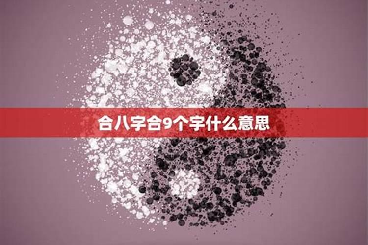 合八字合了7个字说明什么 八字合婚的好处？