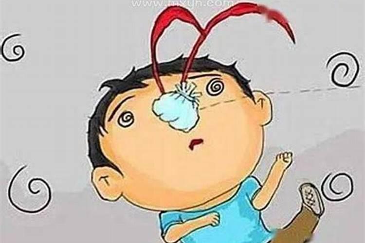 梦到自己鼻血喷涌而出堵不住