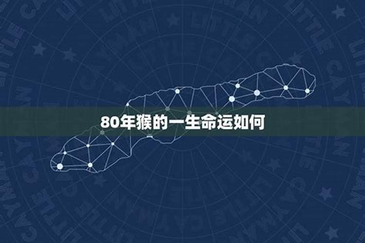 1980年猴女一辈子命运