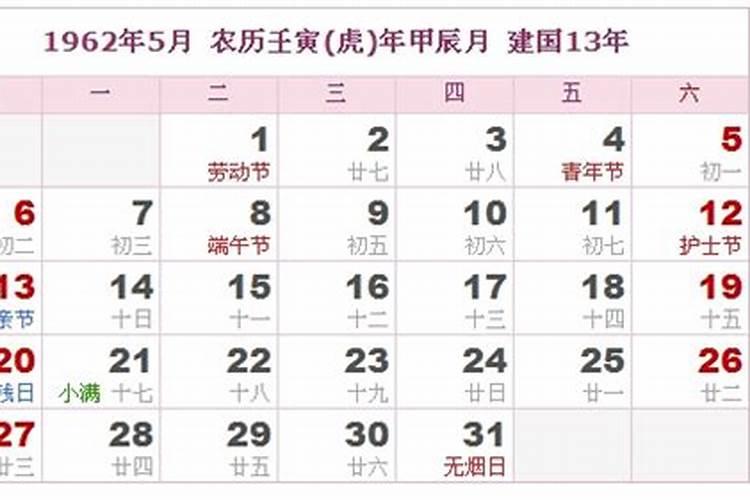 1962年阴历7月17曰在2016年运气