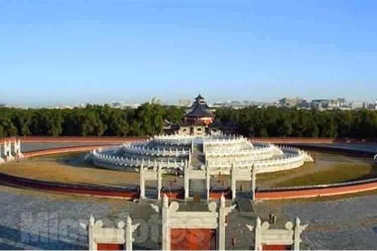 北京天坛举行祭天礼仪的地方