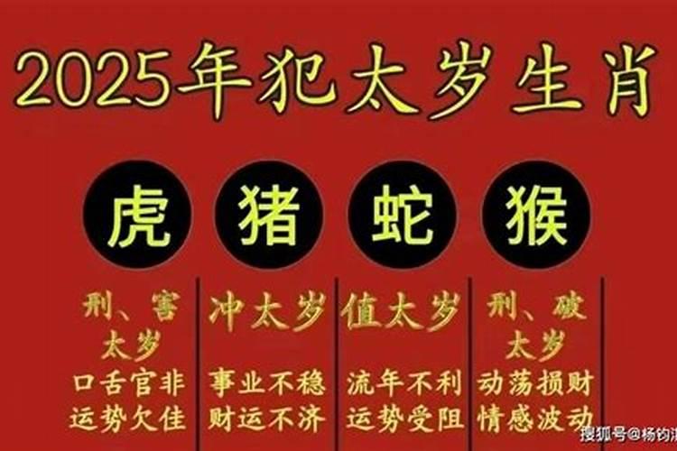 属虎2025年犯太岁吗