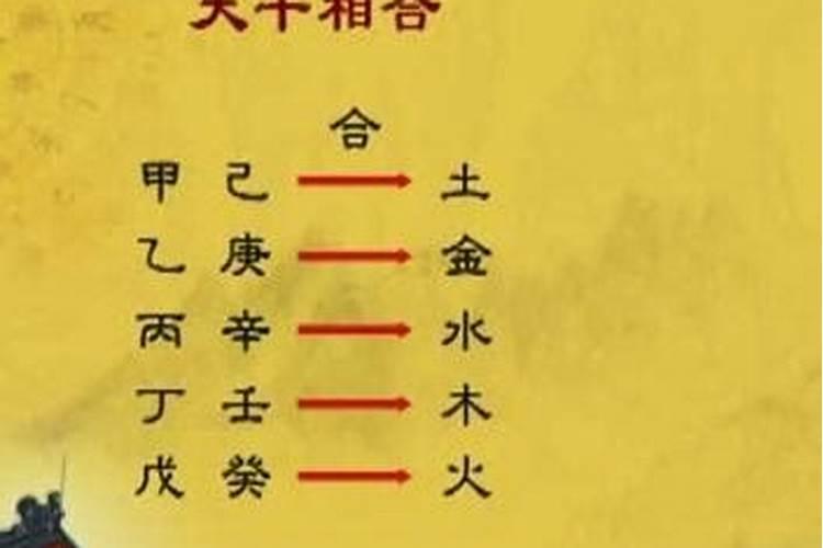 详述天干地支的作用关系——合