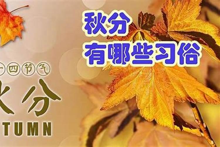 秋分有什么习俗 秋分的习俗有什么