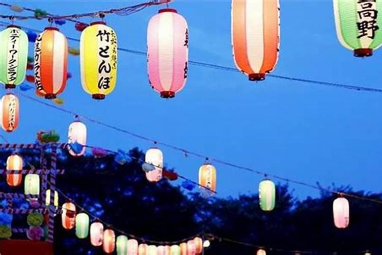 日本的中元节是什么时候