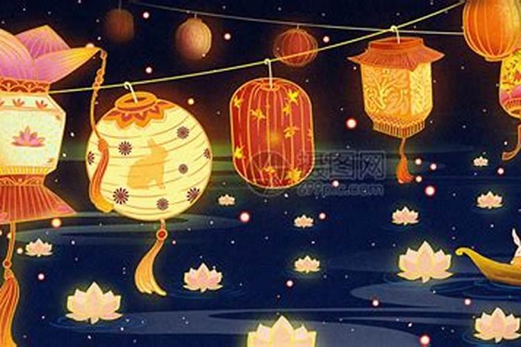 中秋节为什么放花灯