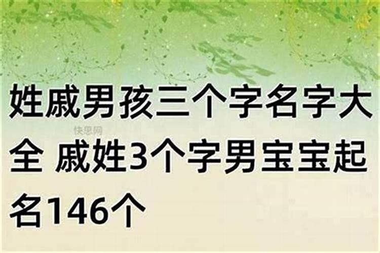 为戚姓宝宝取名(男)