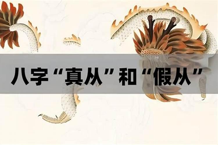 八字格局  变格之从格