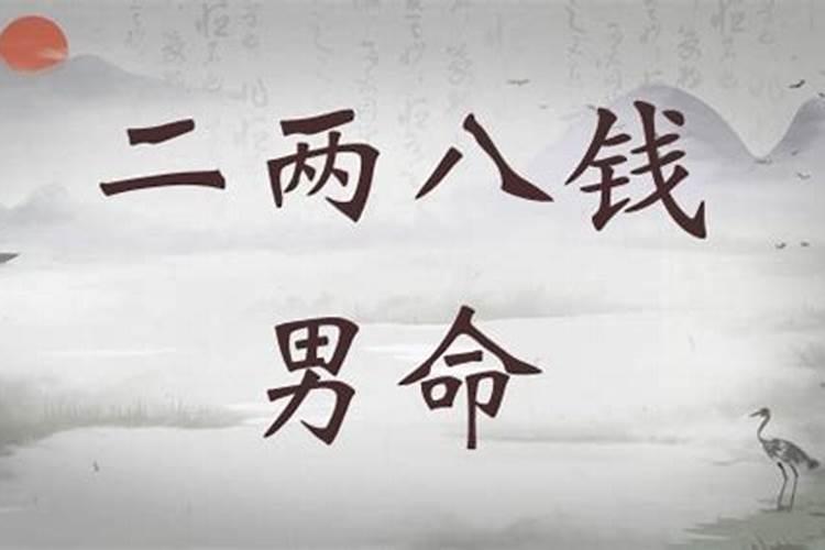 二两八钱男命蕞正确详解
