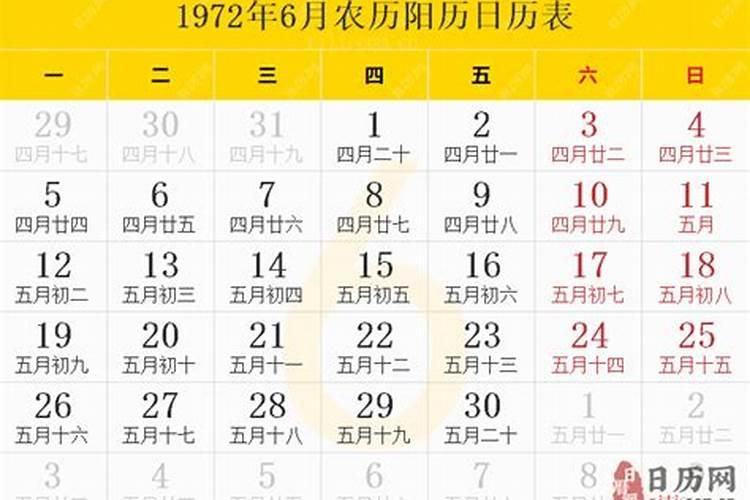 1972年农3月15日,是公历几号？