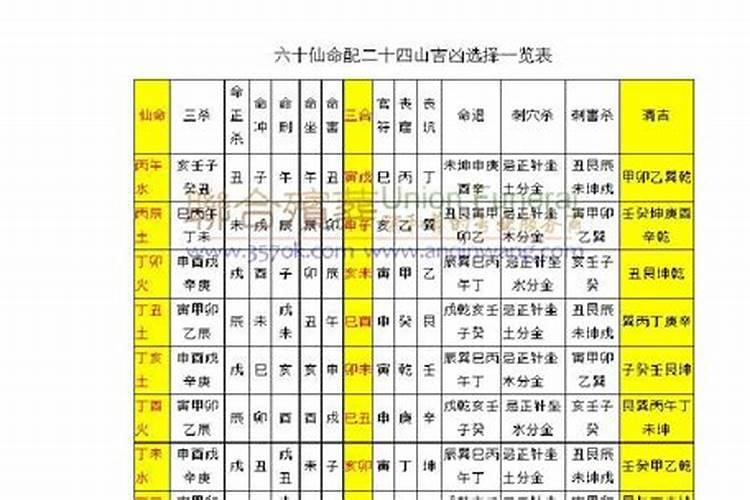 什么是仙命？什么是亡命？ 比如甲子仙命,是指亡者的出生时间,还是指亡...