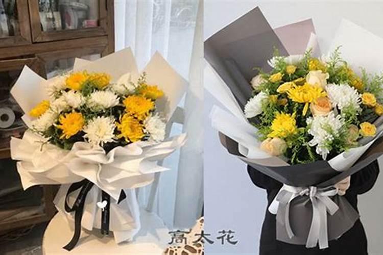 清明节上坟的花放边上还是放坟头上