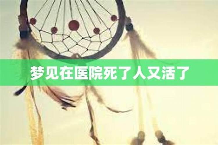 梦见活人死了又活了的预兆
