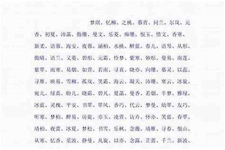 取个跟腊八有关的小名