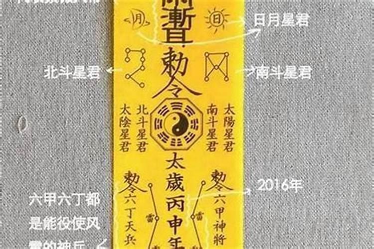 犯太岁请太岁符化解,犯太岁的符怎么处理