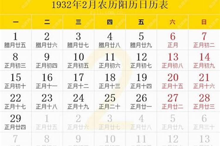 1932年属什么生肖