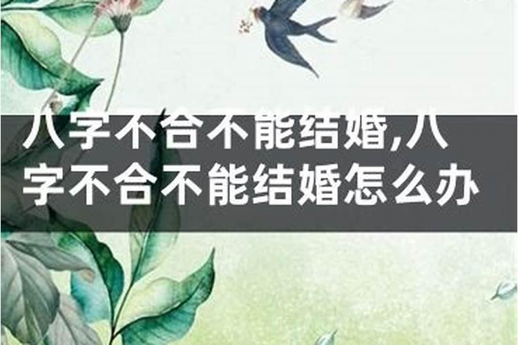 八字不合的两个人可以结婚吗？
