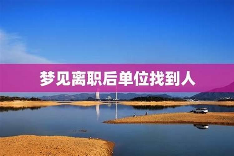 辞职后再次梦见回去上班了