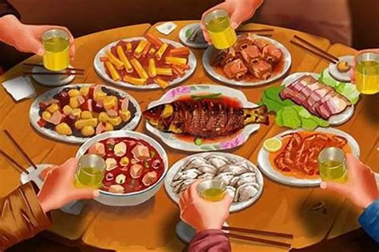 梦见和死人一起吃饭是什么意思