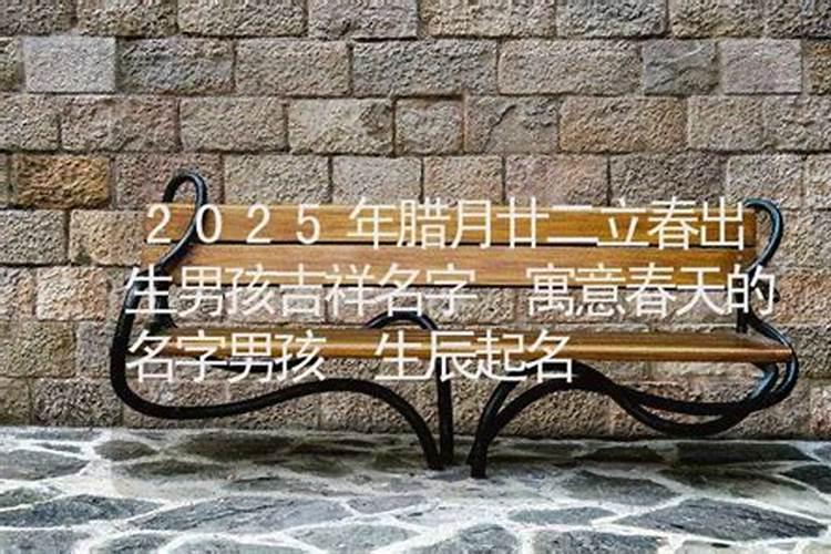 立春出生的男孩取名