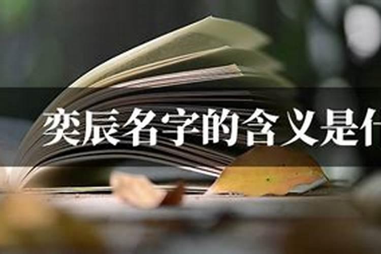 奕辰名字的含义是什么 奕辰名字的含义