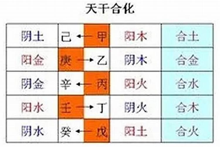八字中的地支六合之合
