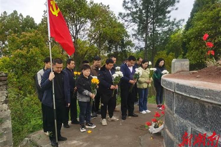 清明祭奠英烈活动简报