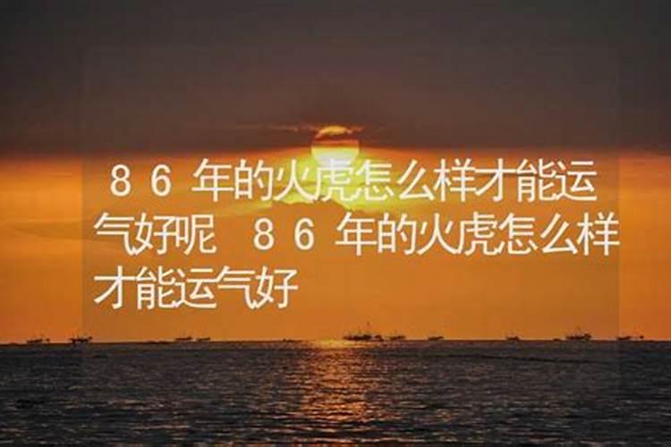1986年女性属虎运气,属虎人35岁转运之年