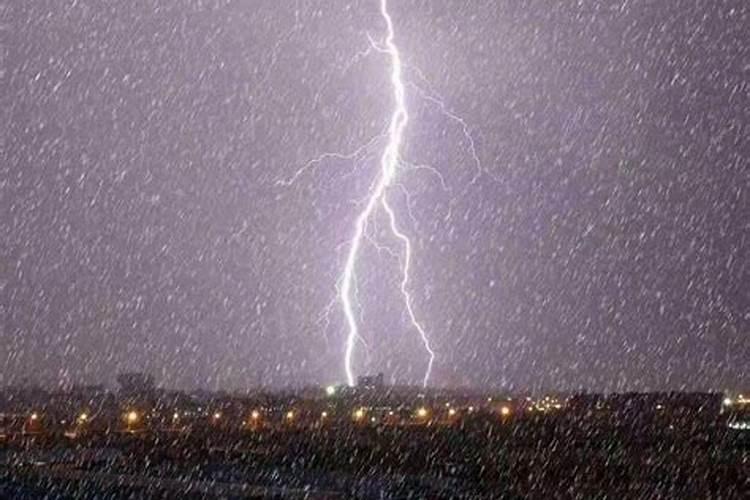 下雪打雷民间说法