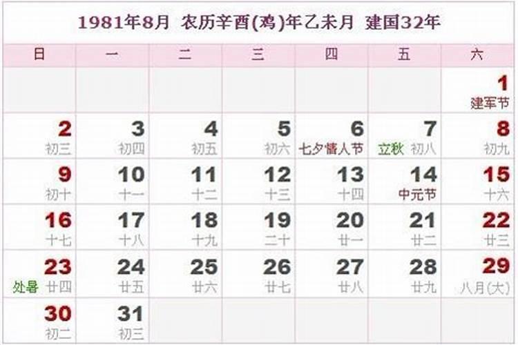 属鸡81年8月13日出生的女人财运和桃花运好吗