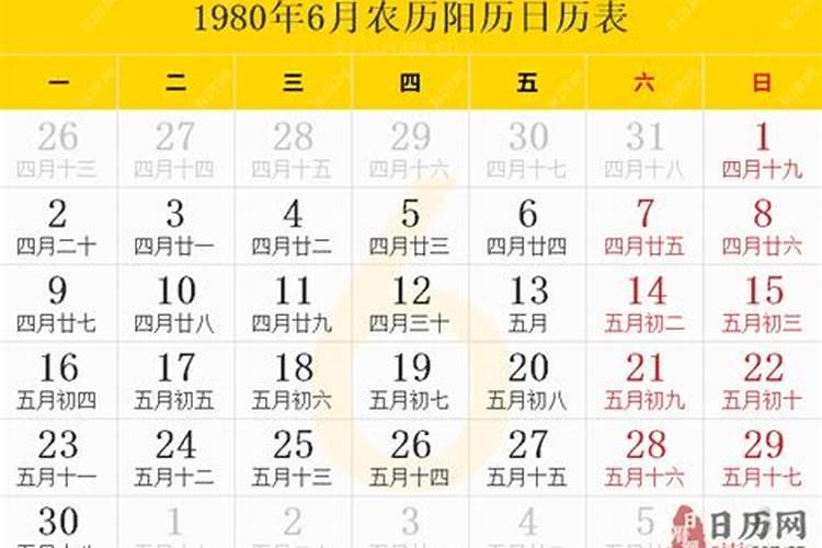 1980年农历6月19日申时生的运程