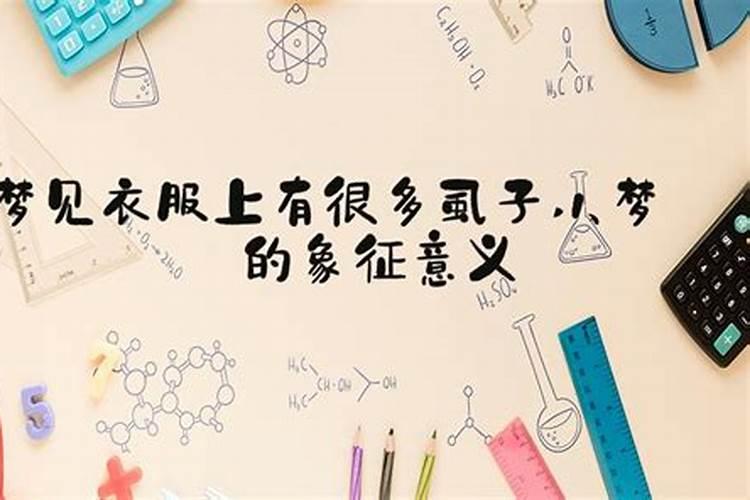 梦见自己衣服上有好多虫子的预兆