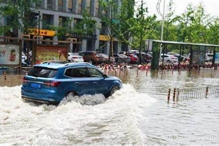 梦到下大雨淹了路预示着什么意思