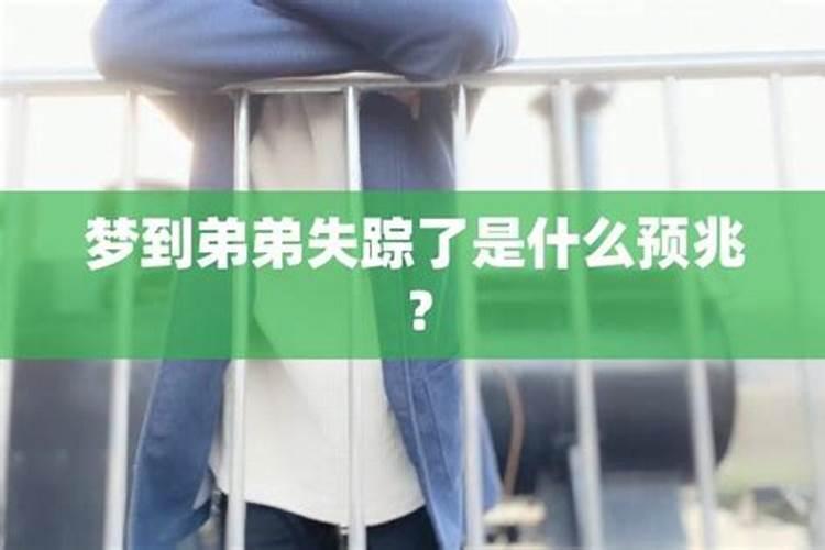 梦见自己弟弟回来了的预兆