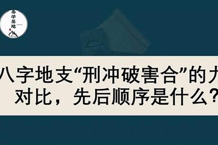解析:刑冲合害