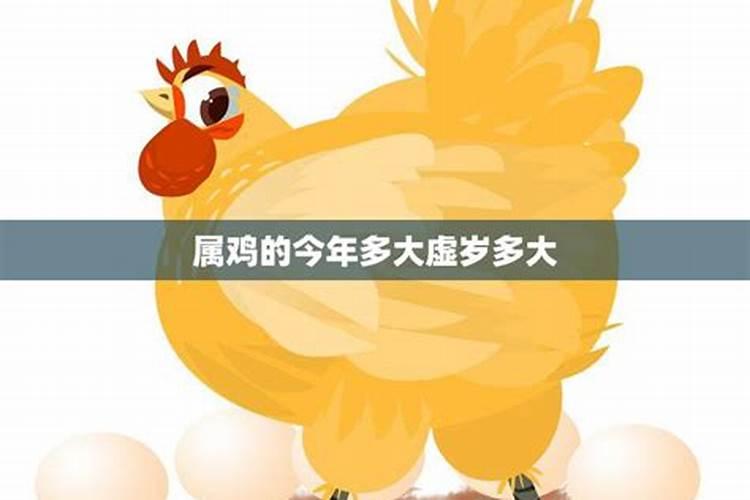 属鸡的今年多大年龄