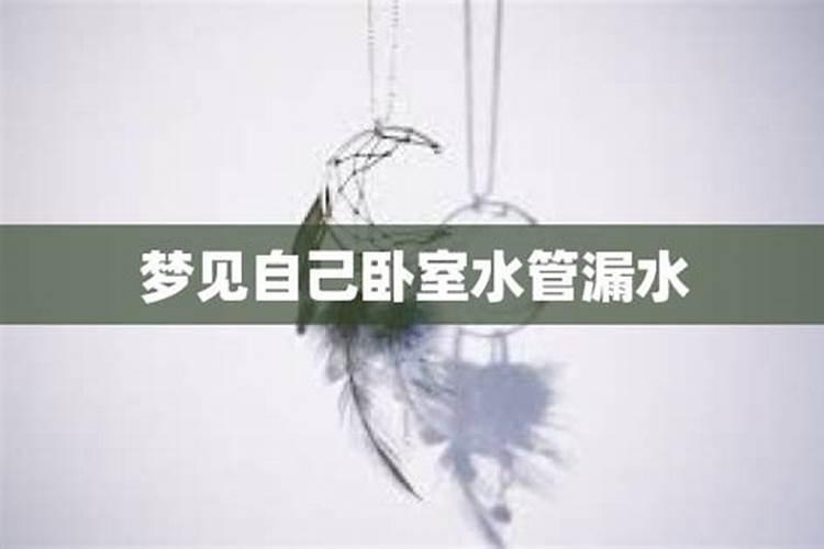 女人梦见水管漏水吉兆