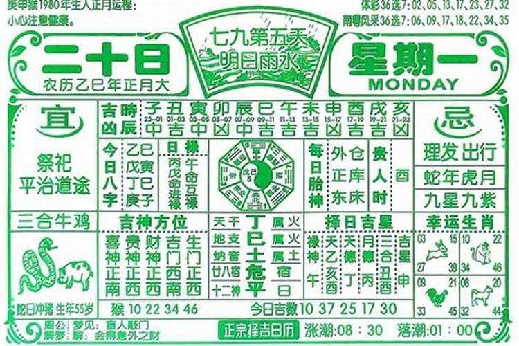 万年历怎么看
