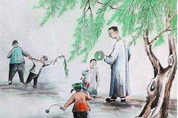 清明杨柳绿是几月？