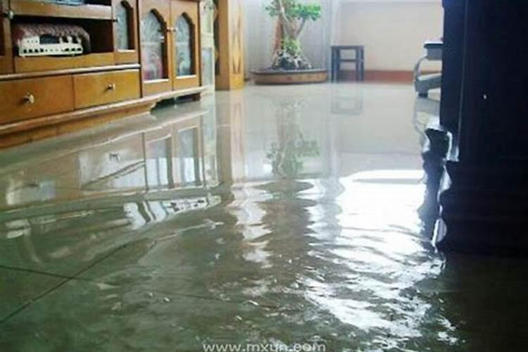 梦到家里被水淹了