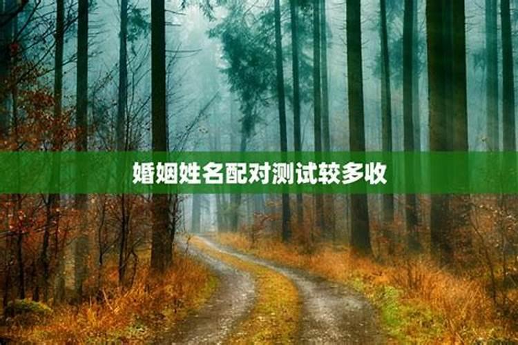 婚姻算命配对姓名姓名配对免费测算姻缘